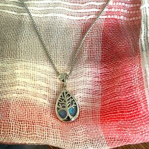 Gemstone Tree Necklace